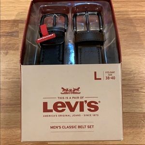 Levi’s men’s classic belt set size L 38/40